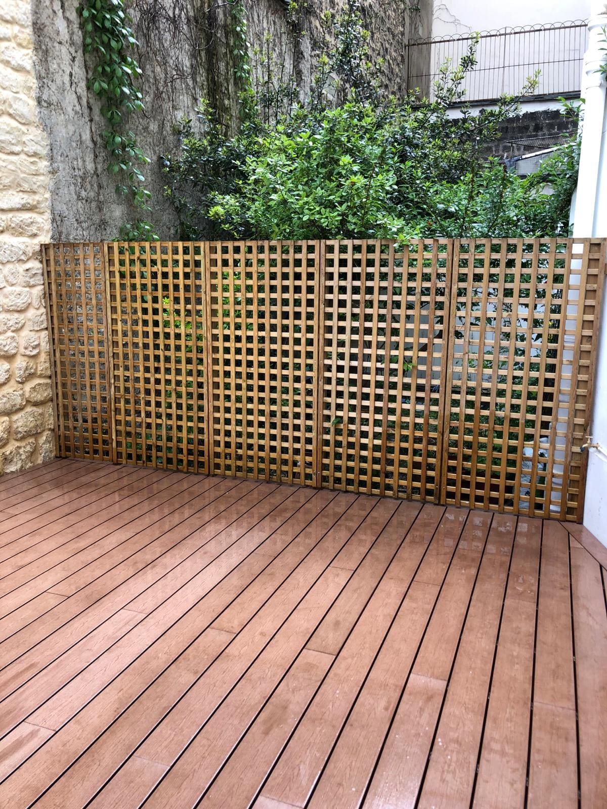 Une terrasse en bois